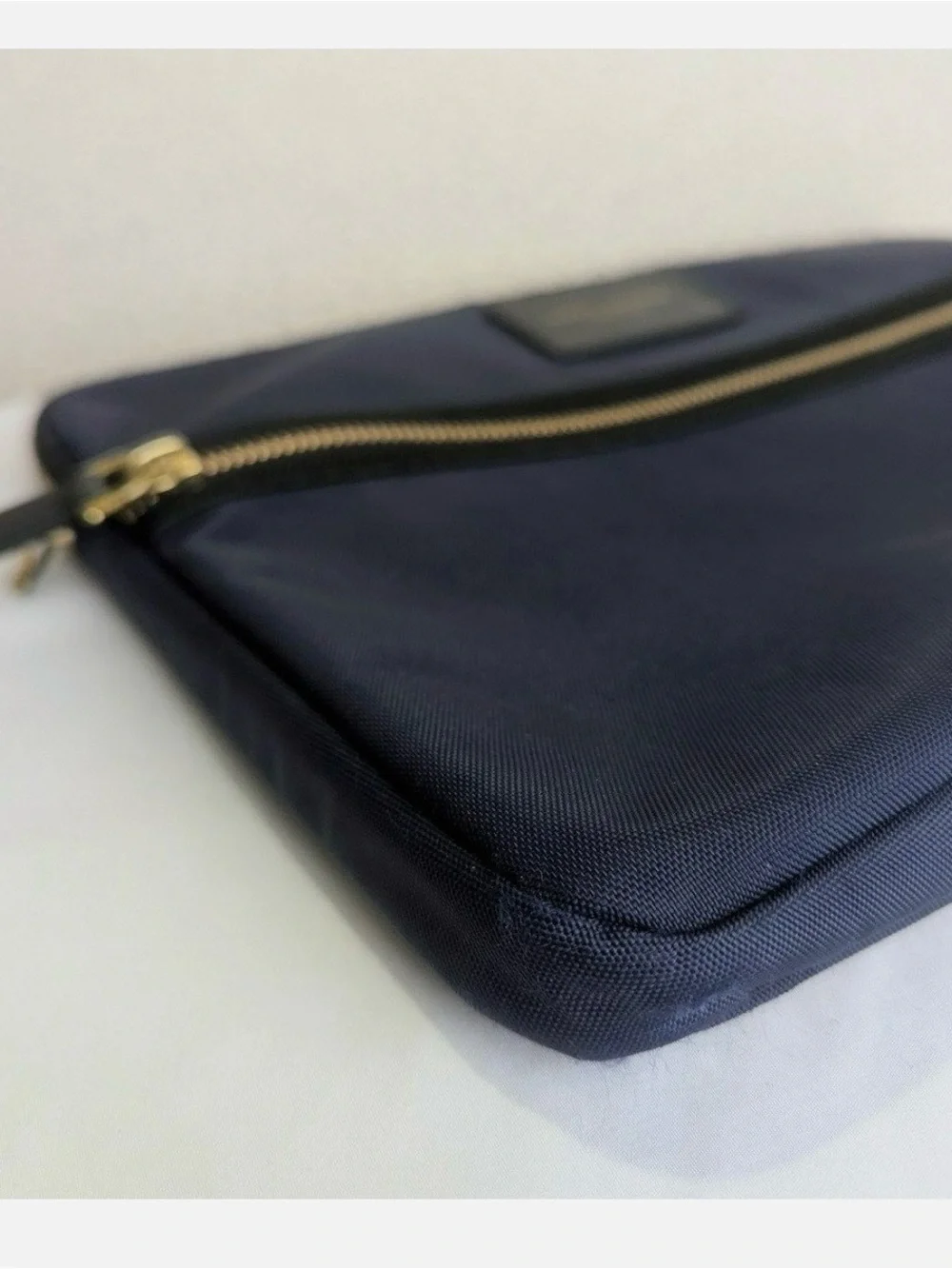 MARC JACOBS Nylon Laptop Sleeve Bag Pouch Navy Blue.